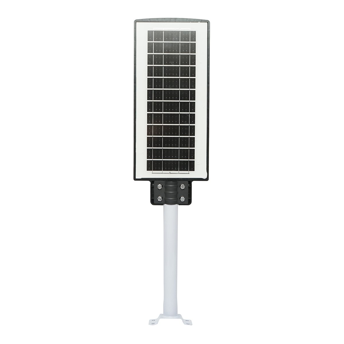 Lampa solara LED iluminat stradal 150W 6500K cu panou solar 12W, baterie 15000mAh, prindere pe stalp IP65 Breckner Germany